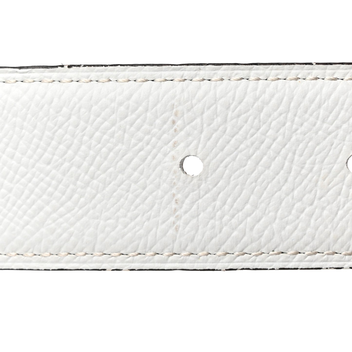Epsom 32mm Belt Strap 105 42 White Vert De Gris