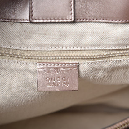 Gucci Metallic Microguccissima Medium Sukey Top Handle Tote Light Pink 7 of 11