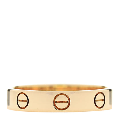 Cartier 18K Yellow Gold 3.5mm LOVE Wedding Band Ring 52 6 3 of 4