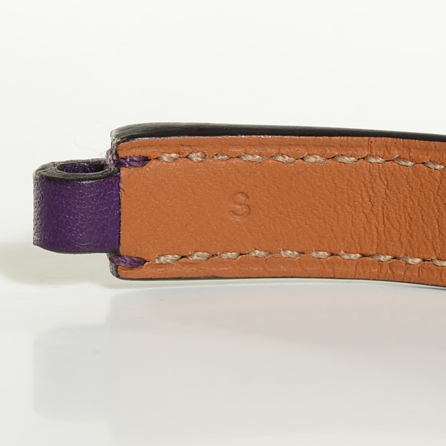 Hermes Veau Swift Rivale Bracelet S Ultraviolet 7 of 9