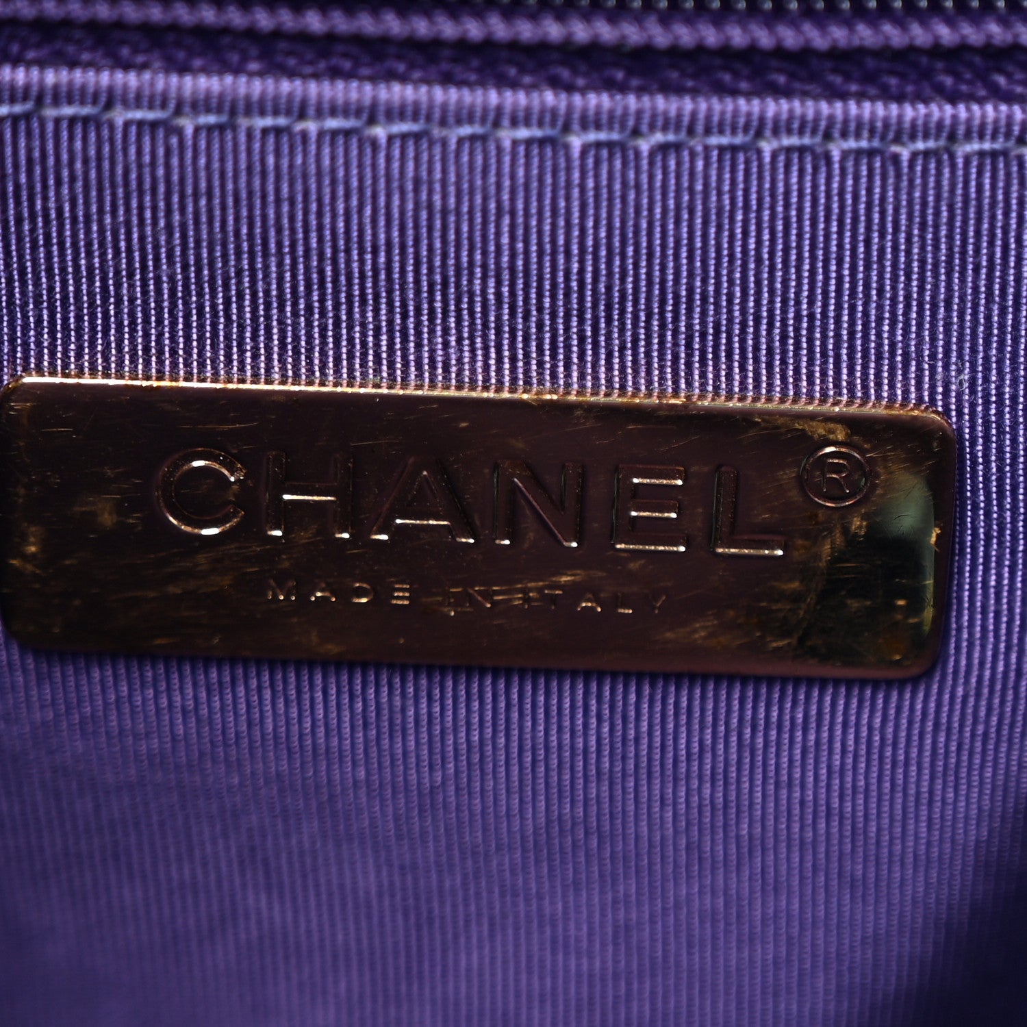 Chanel Tie Dye Calfskin Quilted Medium Chanel 19 Flap Blue Purple 6 of 11