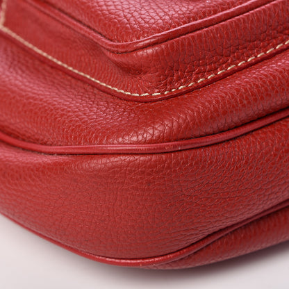 Prada Vitello Daino Hobo Rosso 10 of 14
