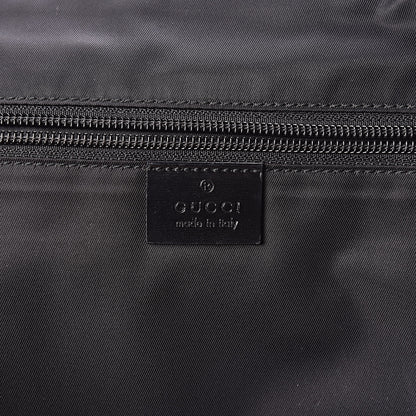 Gucci Coated Canvas Interlocking G Large Flap Messenger Bag Black 6 of 13