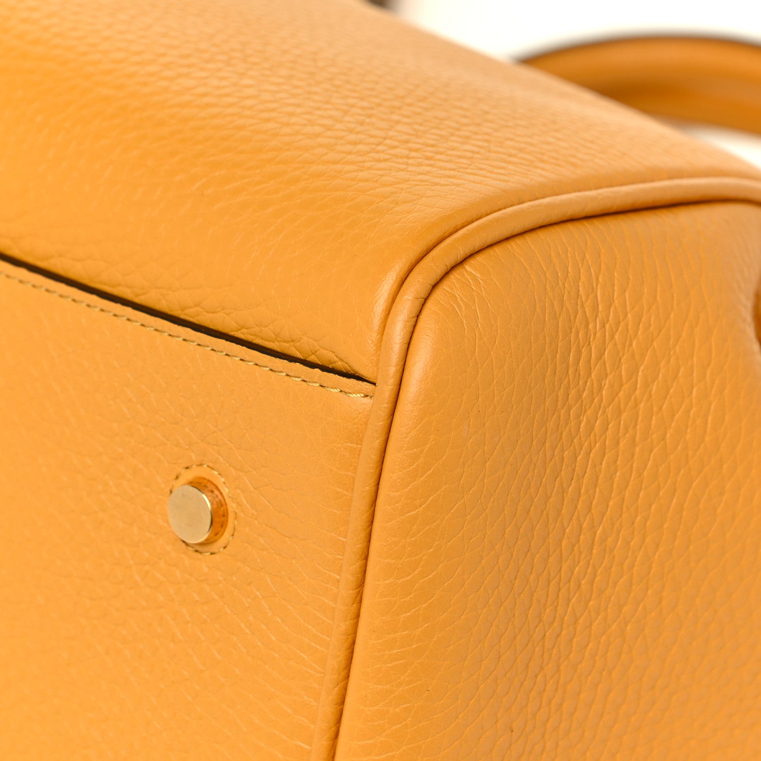 Mulberry Heavy Grain Calfskin Small Belted Bayswater Tote Deep Amber 10 of 14