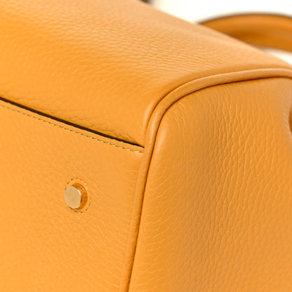 Mulberry Heavy Grain Calfskin Small Belted Bayswater Tote Deep Amber 10 of 14