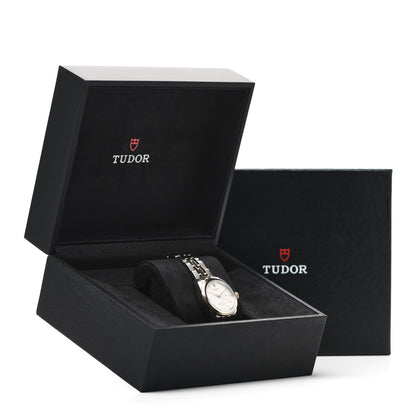 TUDOR Stainless Steel 18K Yellow Gold 31mm Glamour Date Automatic Watch White 53003 5 of 5