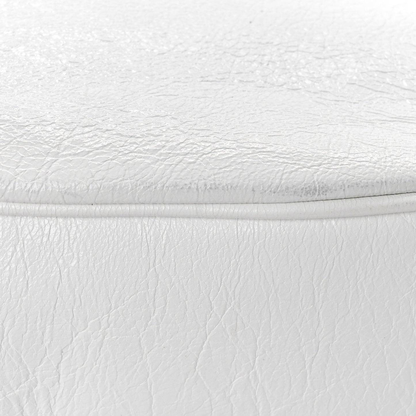 Agneau Arena Le Cagole Shoulder Bag XS Optic White