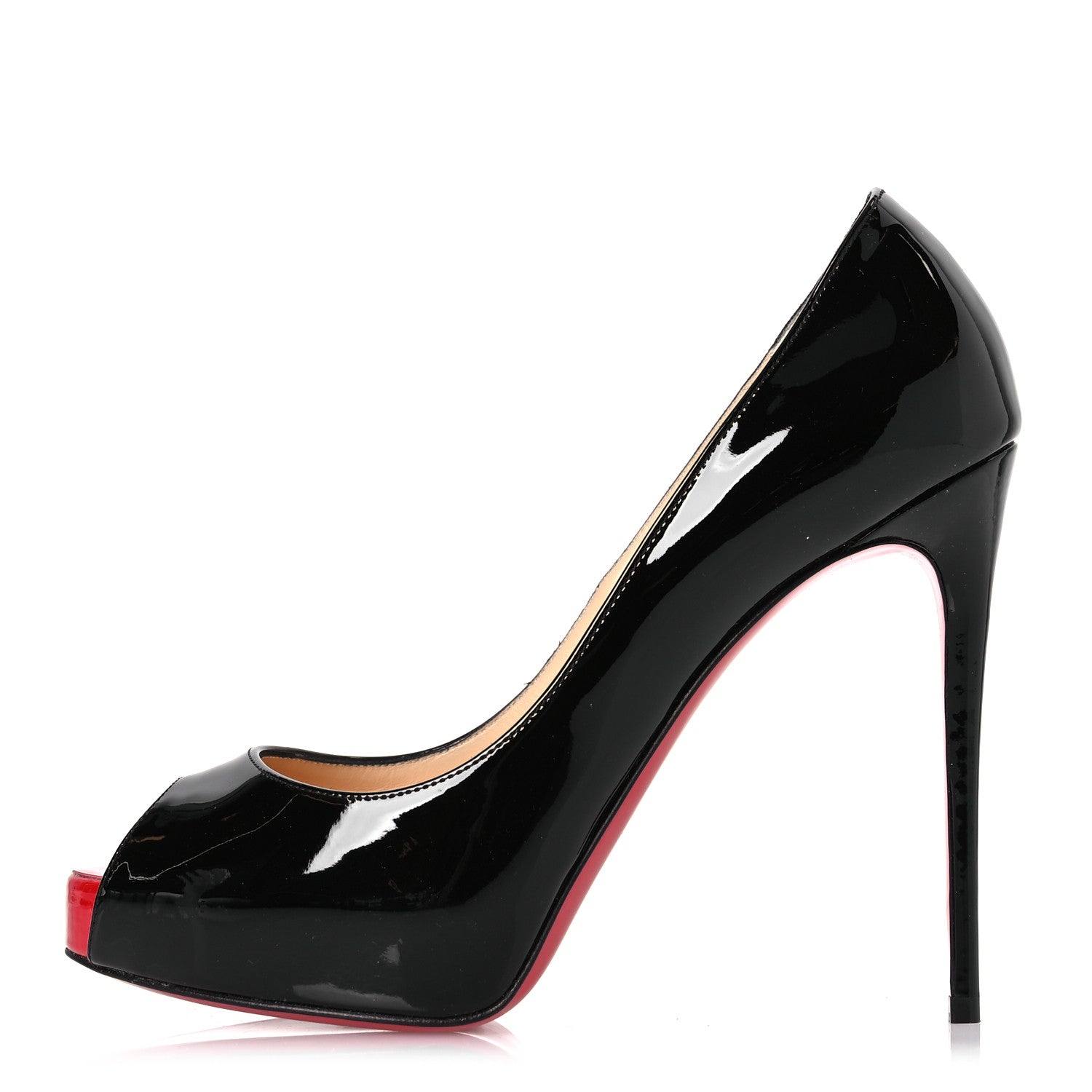 Christian Louboutin Patent New Very Prive 120 Pumps 36 Black 1 of 10