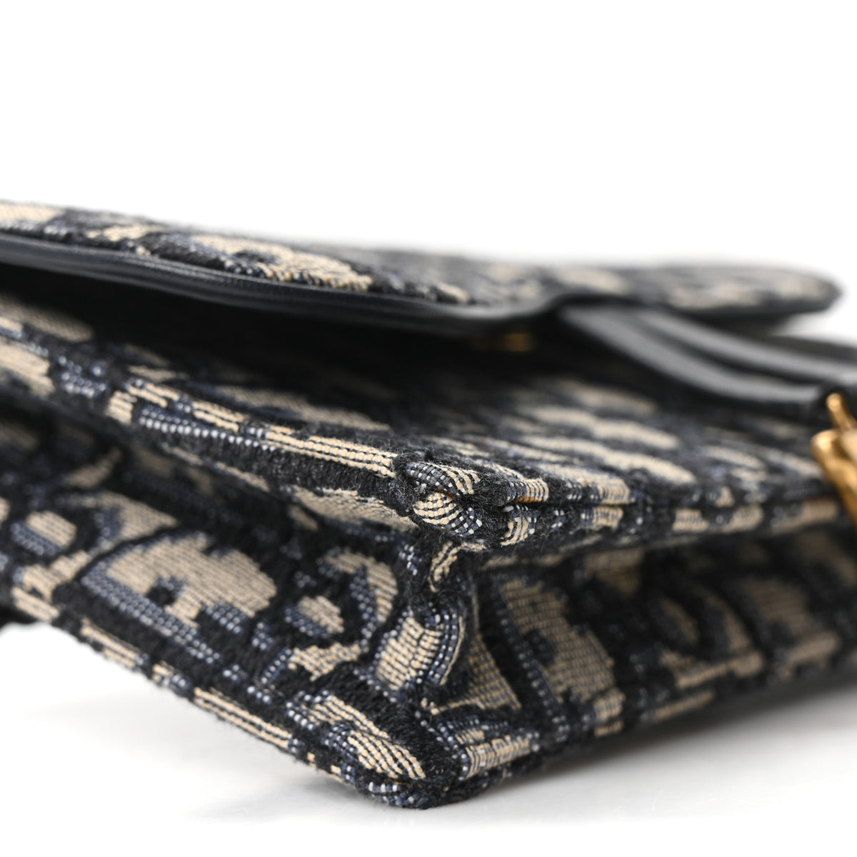 Oblique Saddle Belt Bag Blue