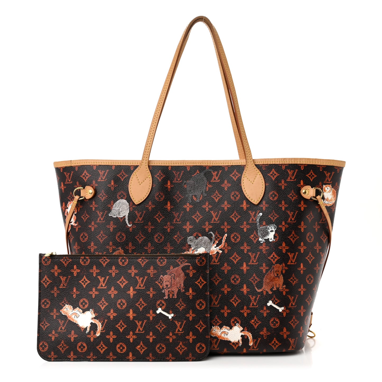 Catogram Neverfull MM Marron