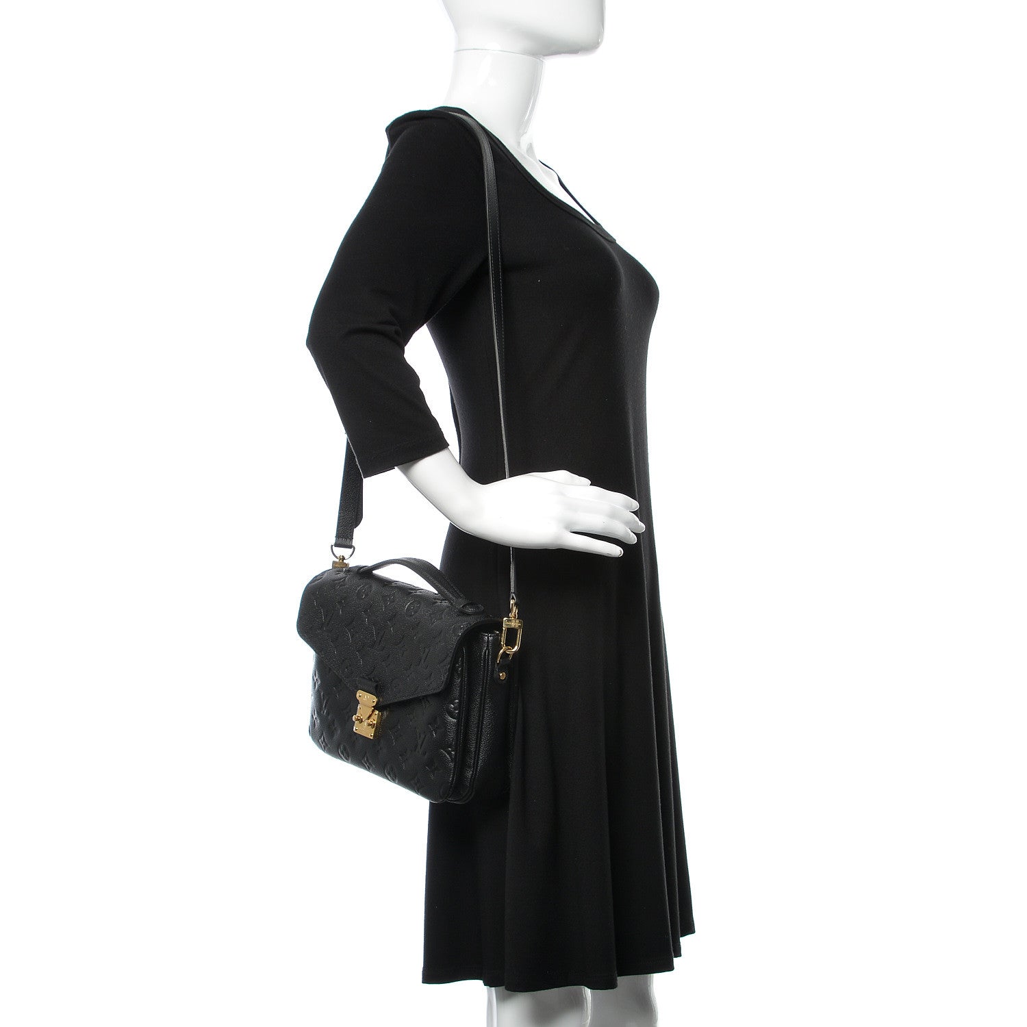 Louis Vuitton Empreinte Pochette Metis Black 2 of 9