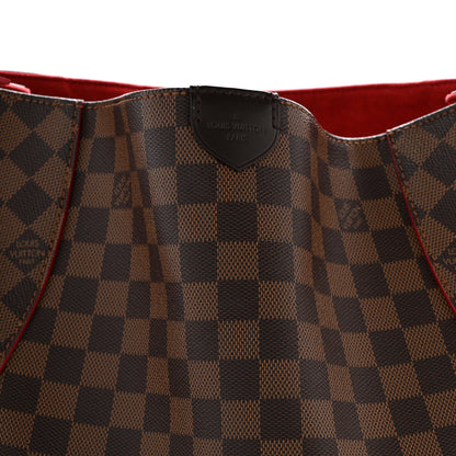 Louis Vuitton Damier Ebene Caissa Hobo Cherry 7 of 13