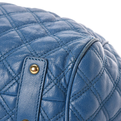Marc Jacobs Lambksin Quilted Stam Blue 11 of 15