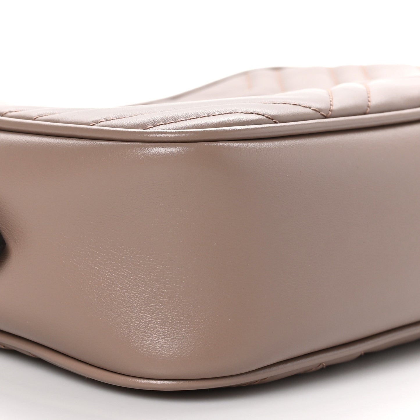 Calfskin Matelasse Small GG Marmont Chain Shoulder Bag Porcelain Rose