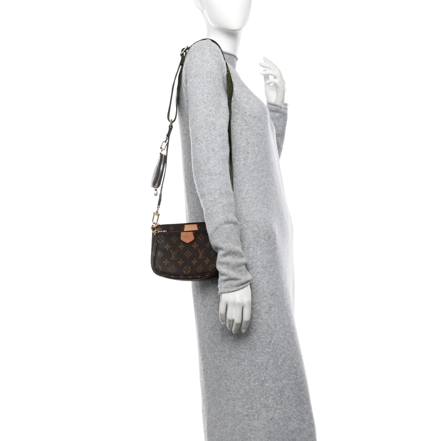 Monogram Multi Pochette Accessories Kaki
