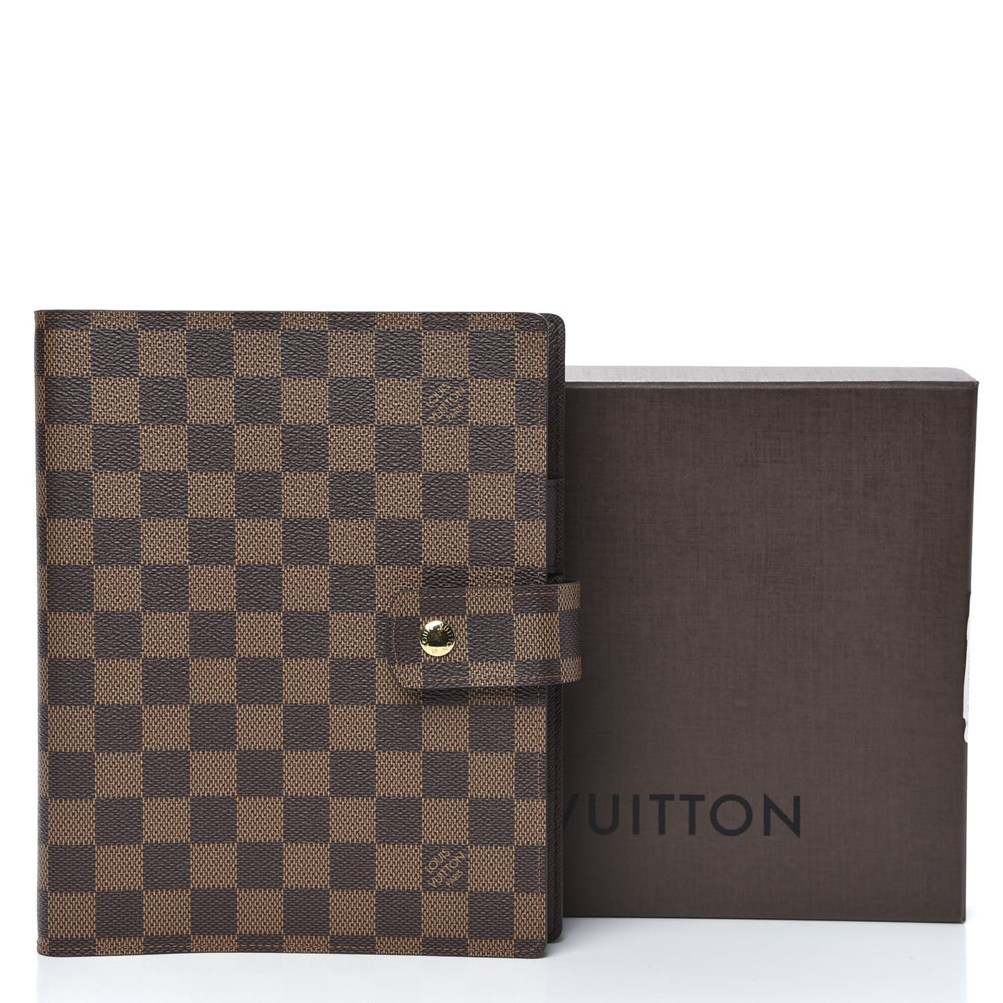 Damier Ebene Large Ring Agenda Cover