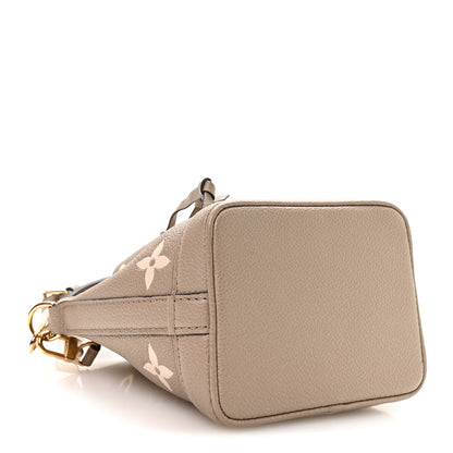 Louis Vuitton Empreinte Monogram Giant Nano Noe Tourterelle Creme 4 of 10