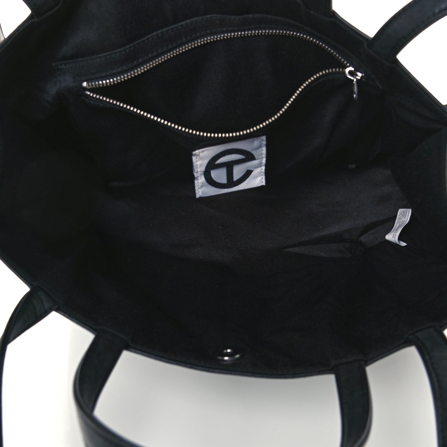 Telfar Vegan Leather Medium Shopping Bag Black 5 of 11