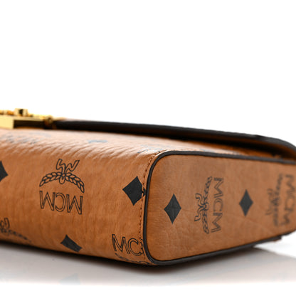 MCM Visetos Tracy Crossbody Cognac 8 of 8