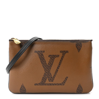 Louis Vuitton Reverse Monogram Giant Double Zip Pochette 1 of 8