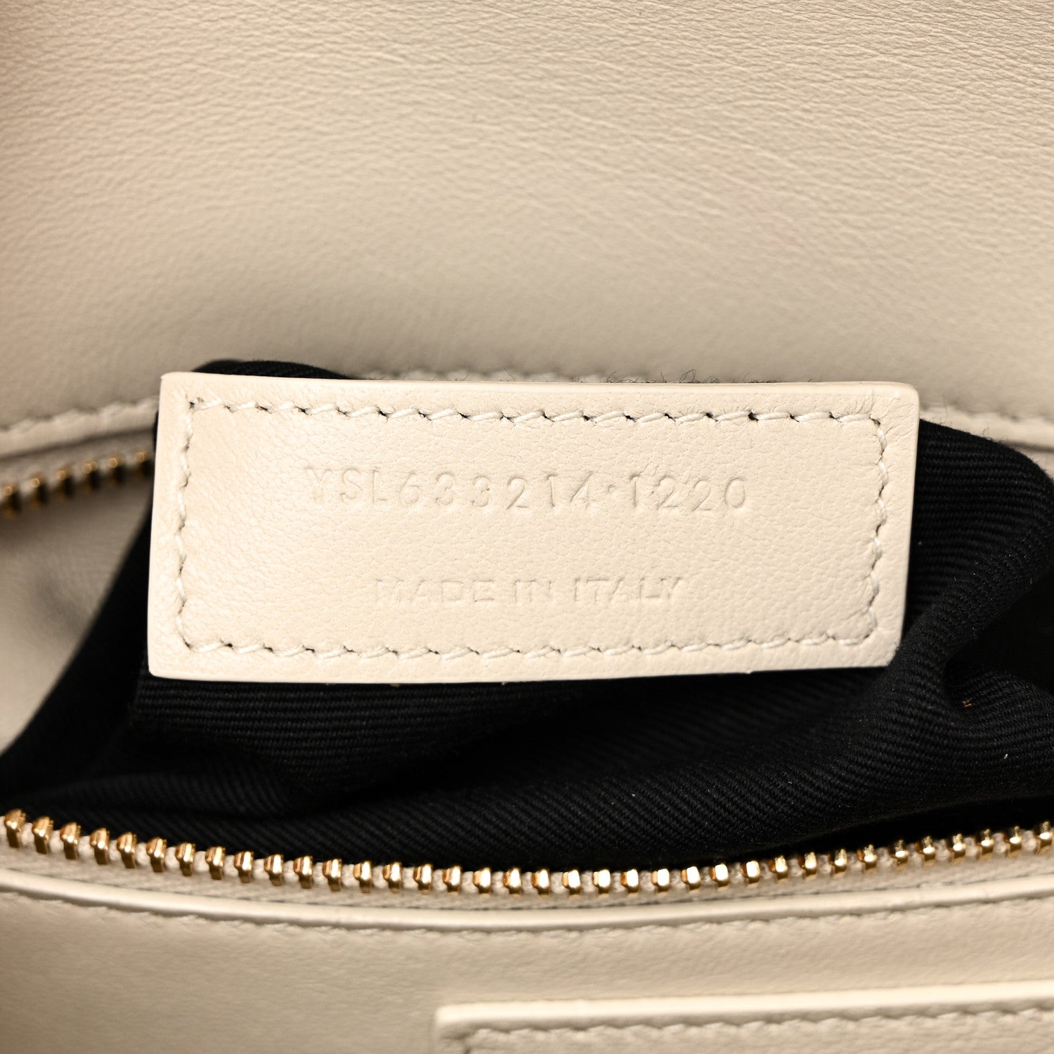 Saint Laurent Smooth Calfskin Carre Satchel Crema Soft 7 of 10