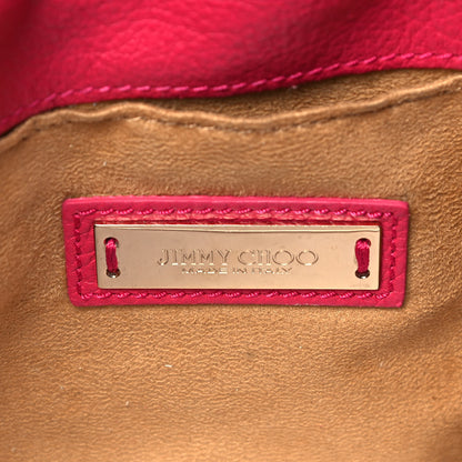 Jimmy Choo Grainy Pebbled Calfskin Rebel Crossbody Bag Pink 5 of 9
