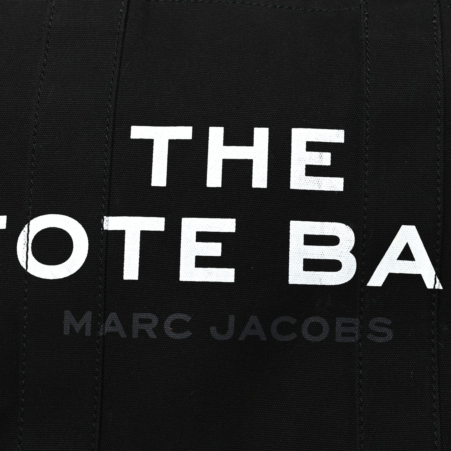 Cotton Canvas Large The Tote Bag Black