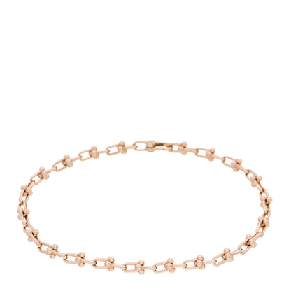 Tiffany 18K Rose Gold HardWear Micro Link Bracelet 1 of 4