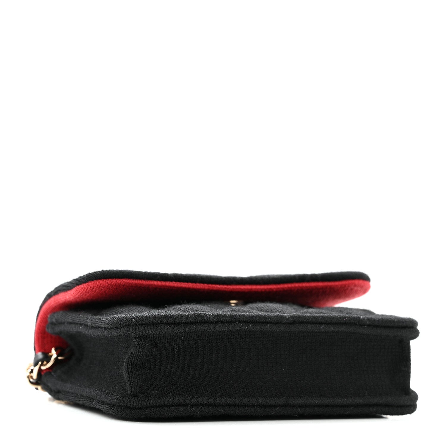Chanel Jersey Quilted Micro Mini Flap Black 4 of 10
