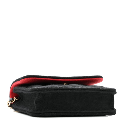 Chanel Jersey Quilted Micro Mini Flap Black 4 of 10