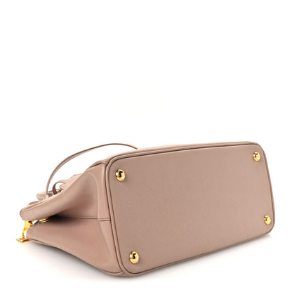 Prada Saffiano Small Galleria Double Zip Tote Cammeo 3 of 12