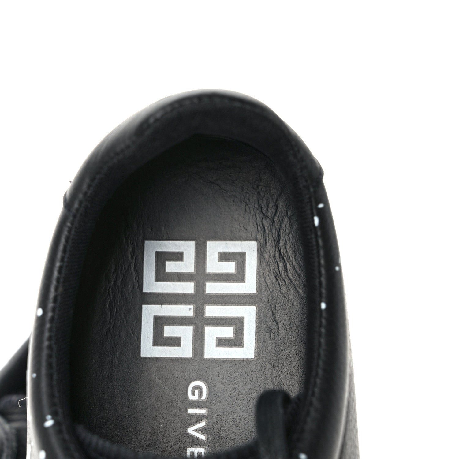 Givenchy Calfskin Mens Set 3 Logo Tennis Sneakers 41 Black White 11 of 12