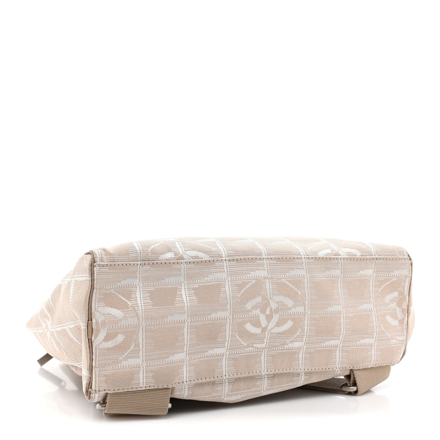 Nylon Travel Backpack Beige