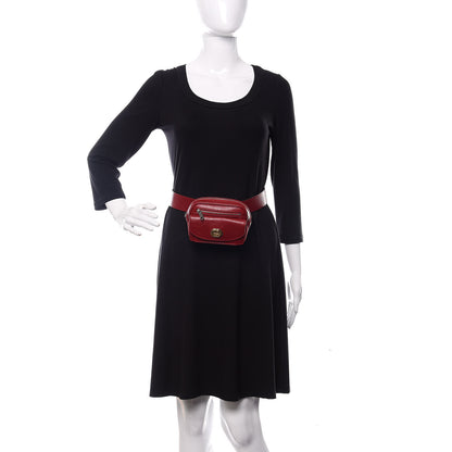 Gucci Fluffy Calfskin Mini Morpheus Belt Bag 90 36 Red 2 of 11