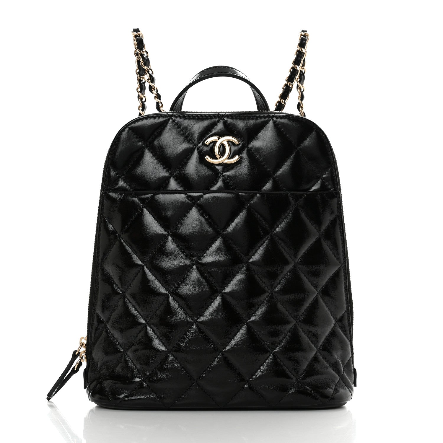 Chanel Shiny Calfskin My Pocket Backpack Black 2 of 11