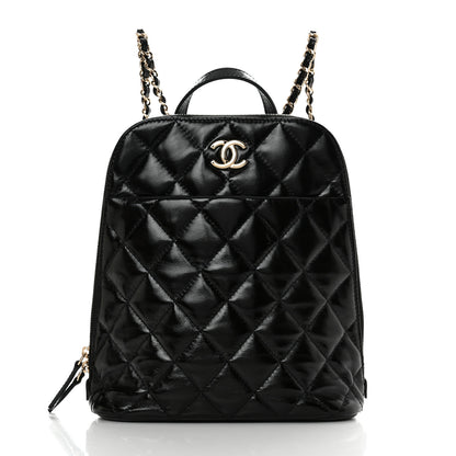 Chanel Shiny Calfskin My Pocket Backpack Black 2 of 11