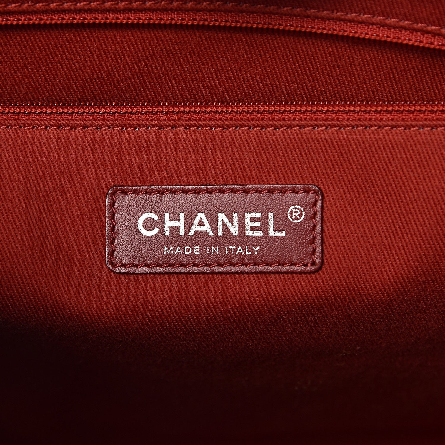 Chanel Lurex Boucle Small Deauville Tote Red 6 of 11