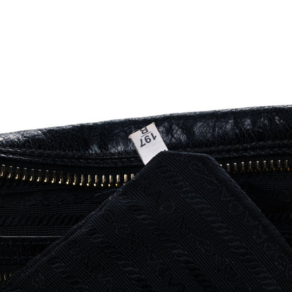 Prada Vitello Shine Bauletto Black 9 of 13