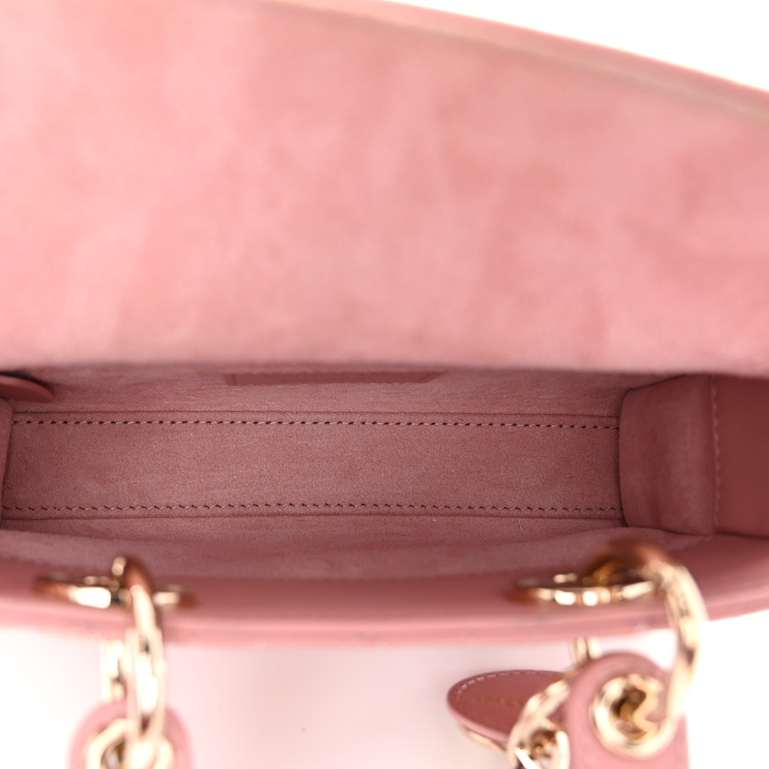 Christian Dior Lambskin Cannage Dioramour Micro Lady D-Joy Rose De Vents 5 of 9