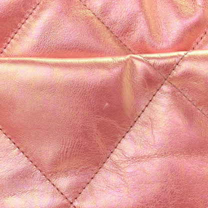 Chanel Iridescent Calfskin Quilted Medium Chanel 19 Flap Pink 10 of 11