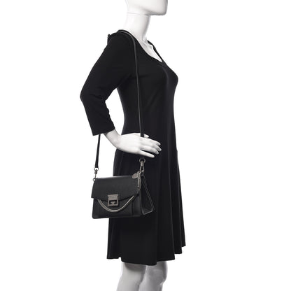 Givenchy Goatskin Small GV3 Shoulder Bag Black 2 of 9