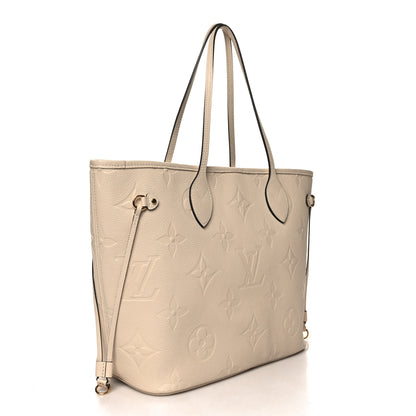 Louis Vuitton Empreinte Monogram Giant Neverfull MM Cream 4 of 10