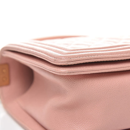 Chanel Caviar Quilted Medium Boy Flap Pink 9 of 15
