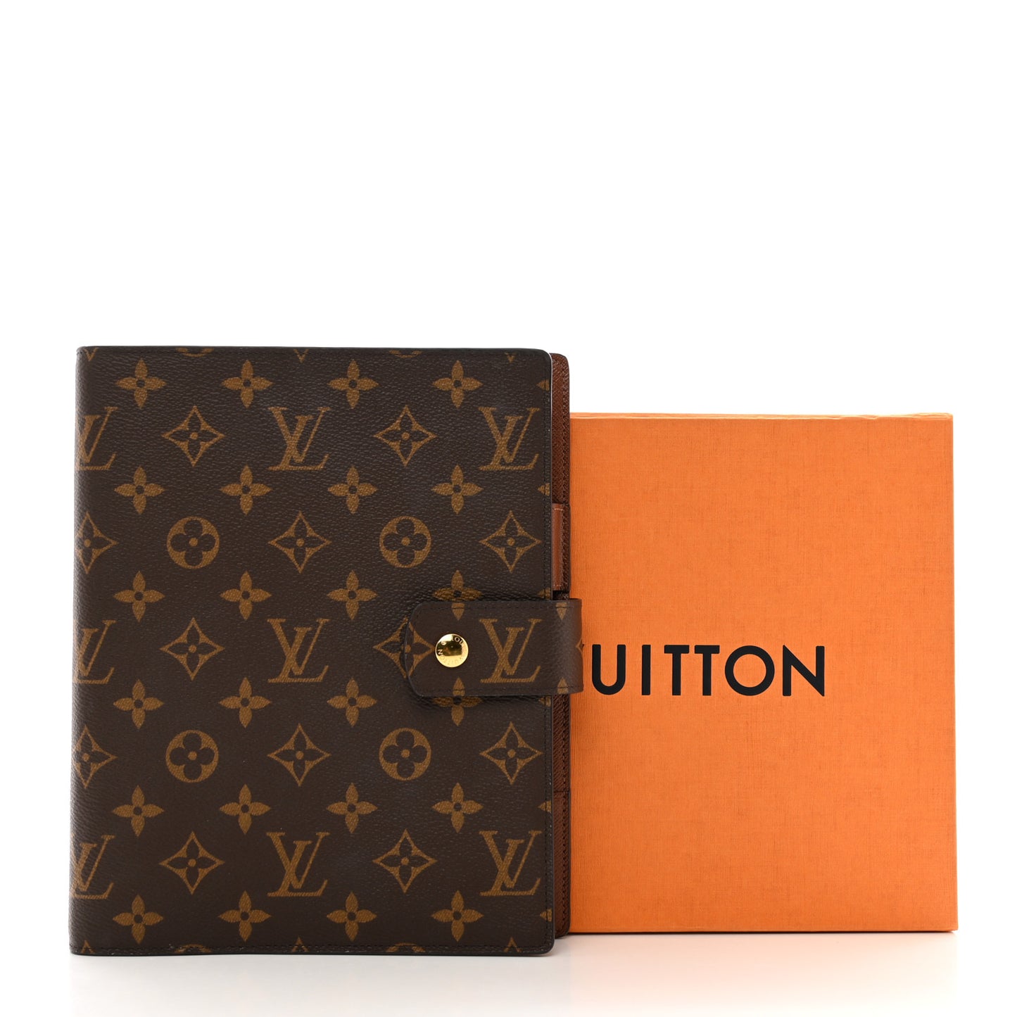 Monogram Large Ring Agenda Cover