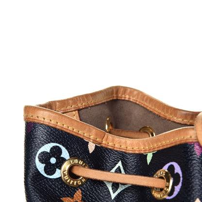 Louis Vuitton Monogram Multicolor Petit Noe Black 9 of 9