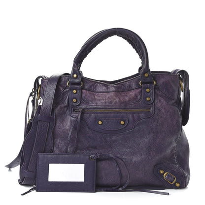 Balenciaga Agneau Classic Gold Hardware Velo Dark Violet 1 of 13