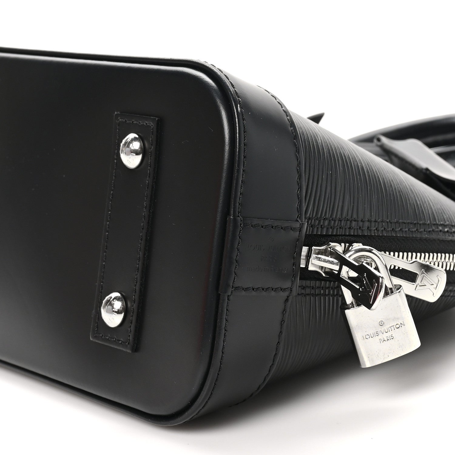 Louis Vuitton Epi Alma BB Black 9 of 10