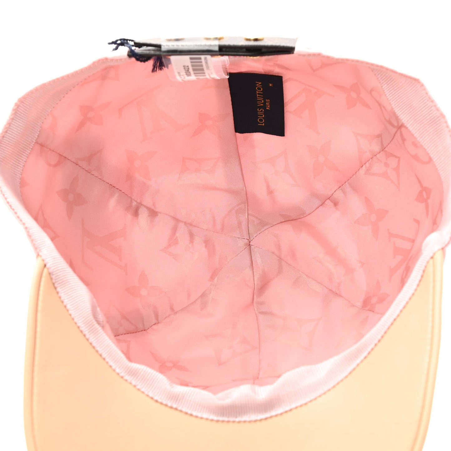 Polyester Silk Monogram LV Get Ready Cap M Pink