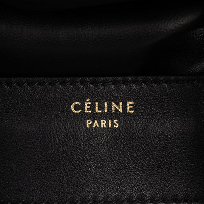 Celine Smooth Calfskin Suede Mini Bi-Color Luggage Black Olive 9 of 12