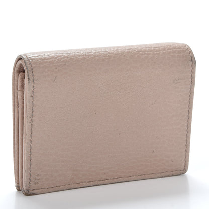 Gucci Dollar Calfskin GG Marmont Card Case Perfect Pink 2 of 11
